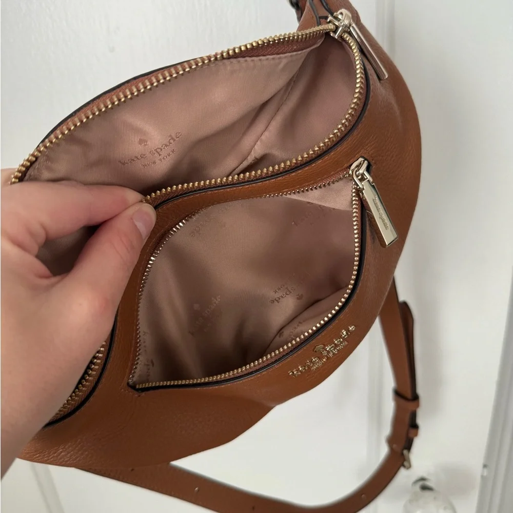 Kate Spade Brown Leather Shoulder Bag - Picture 4 of 4